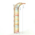 BusyKids Wooden home ladder with rainbow trapeze